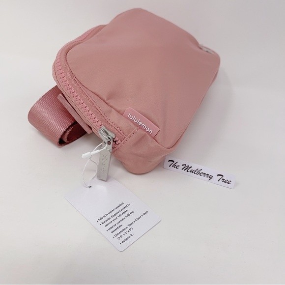 Lululemon Everywhere Belt Bag 1L Water Repellent NWT Fanny Pack Pink Pastel - Picture 6 of 16